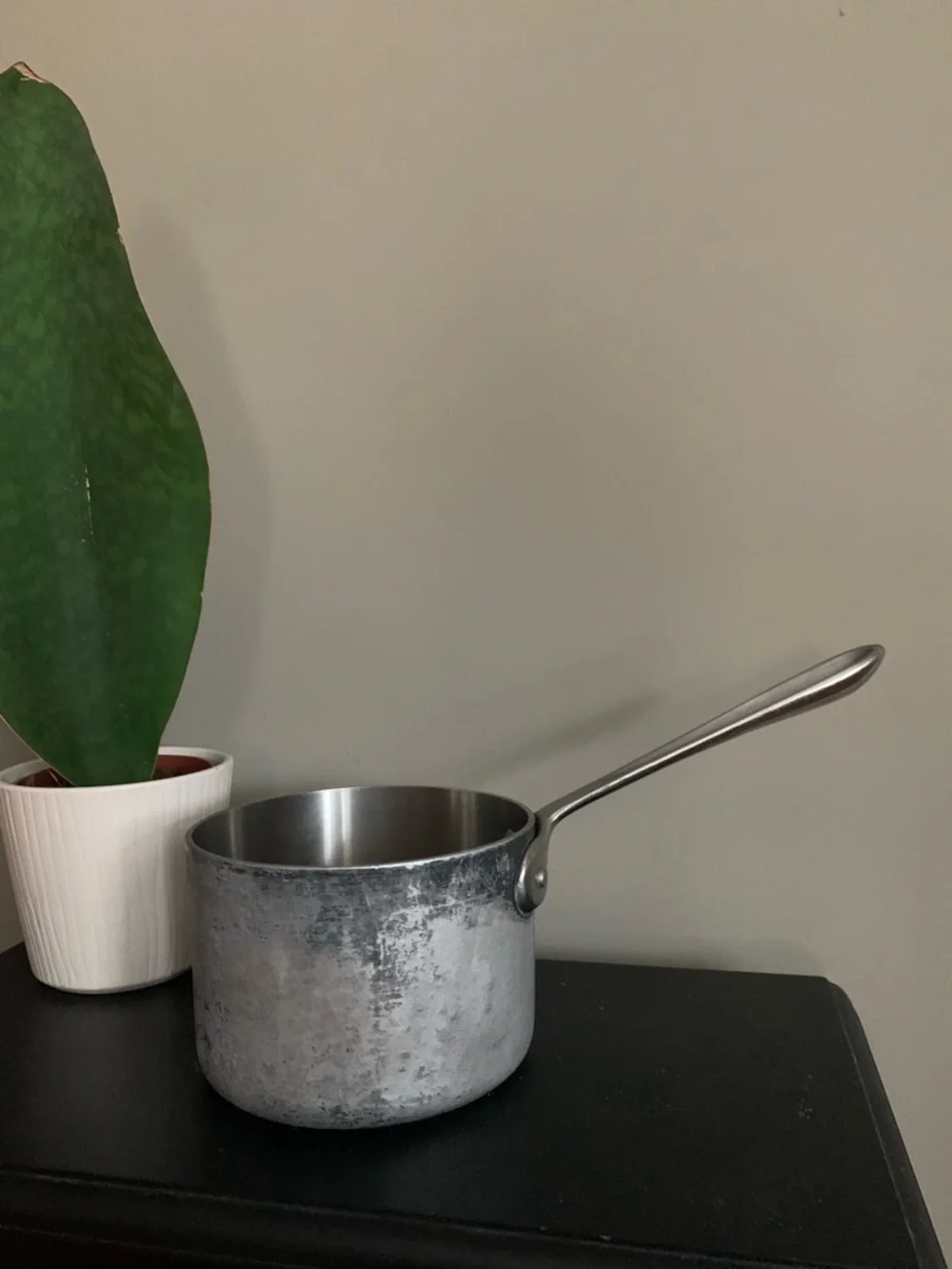 All-Clad 1.5 qt stainless steel sauce pan